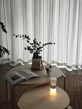 LED Hourglass Timer Night Light Remote Control & USB Powered Warm White Ambient Lamp Bedroom Bedside Mood Lighting Modern Home Décor Gift