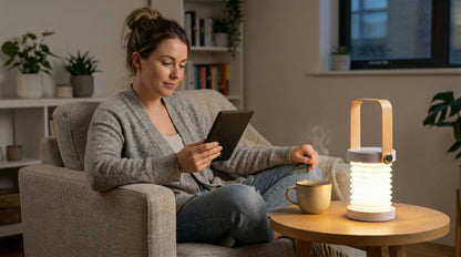 Foldable Lantern Desk Lamp LED Night Light USB Rechargeable Portable Table Lamp for Bedroom, Living Room & Home Décor Unique Gift