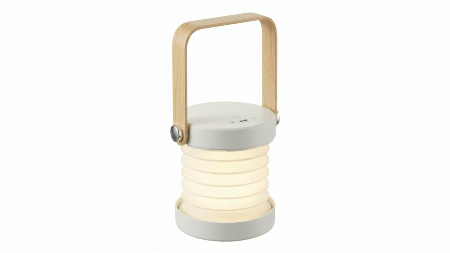 Foldable Lantern Desk Lamp LED Night Light USB Rechargeable Portable Table Lamp for Bedroom, Living Room & Home Décor Unique Gift