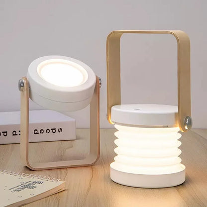 Foldable Lantern Desk Lamp LED Night Light USB Rechargeable Portable Table Lamp for Bedroom, Living Room & Home Décor Unique Gift